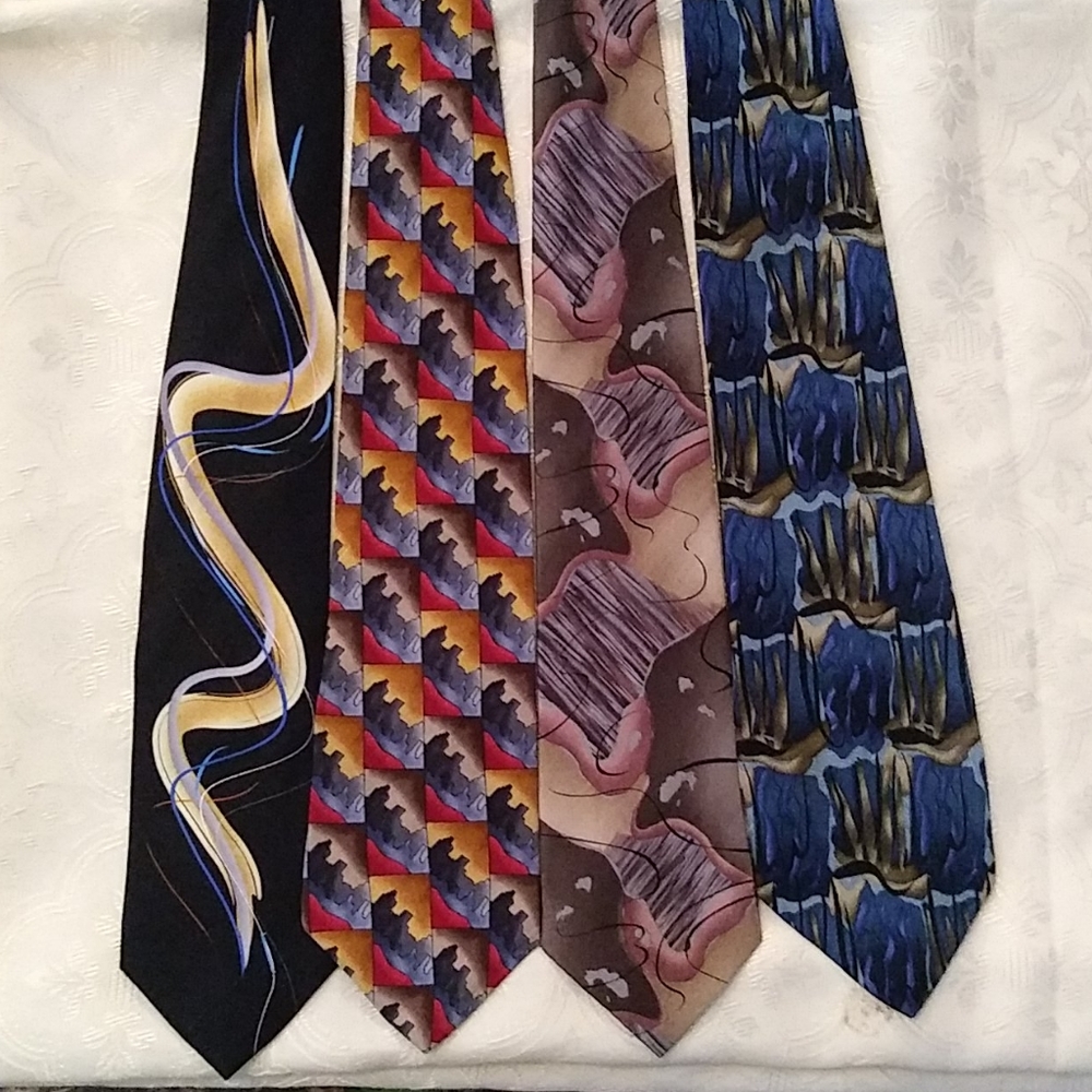 J. Garcia ties, men's ties 4 pcs.